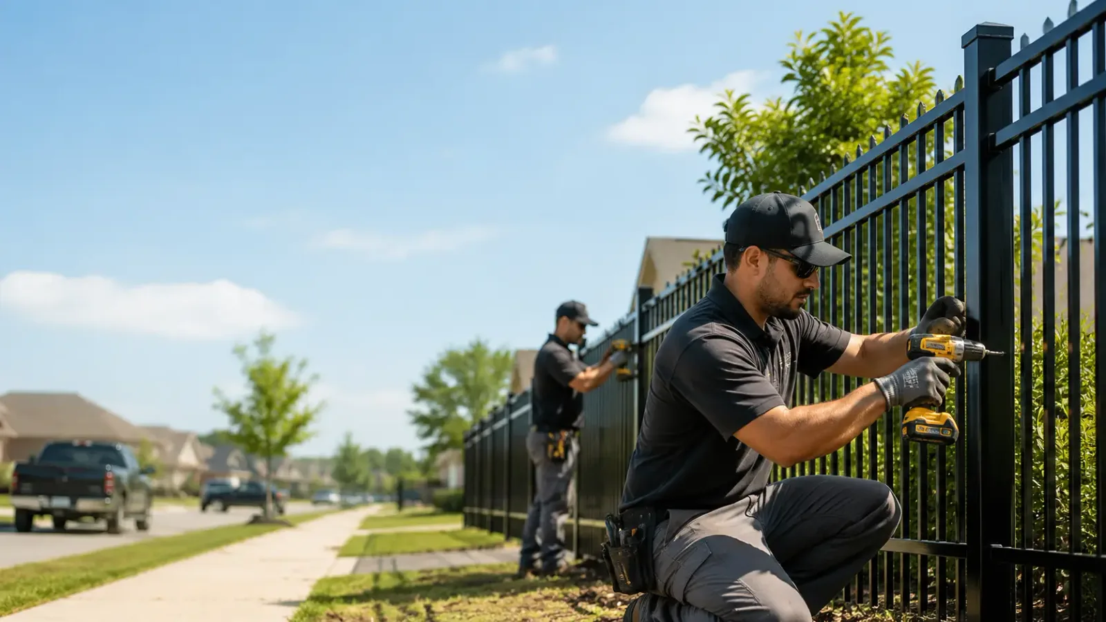 Metal Fence Installation in Lipscomb, TX